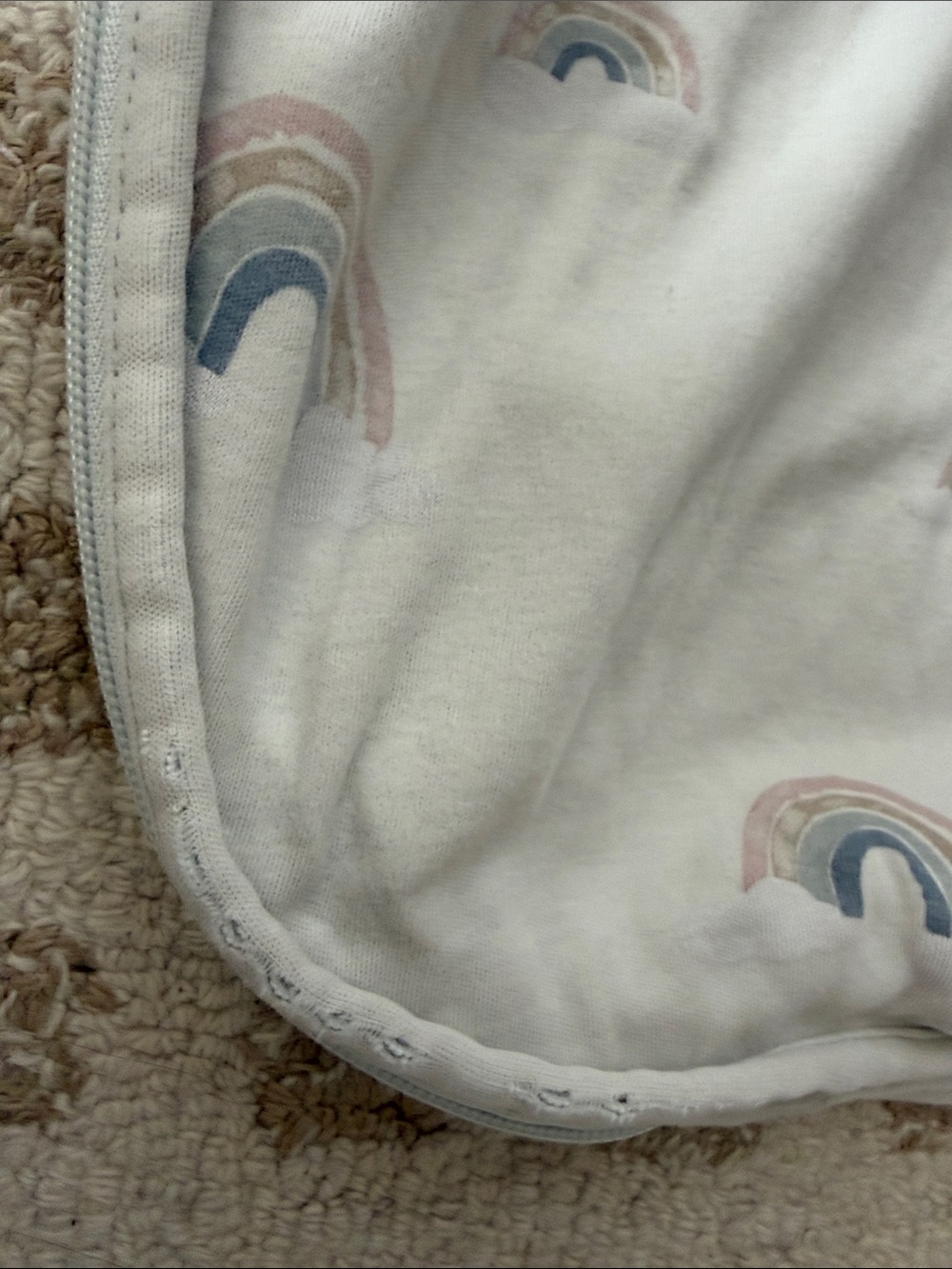 4 Season® Ultimate Toddler Sleep Bag, Merino Wool & Organic Cotton in Rainbow - Picture 10 of 11